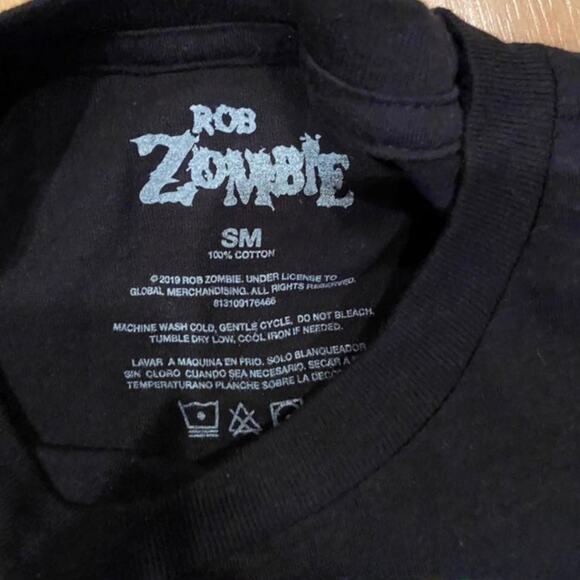 Rob Zombie Adult SM Hell Bound Dragula Car Cartoon Graphic T-shirt - Picture 3 of 3